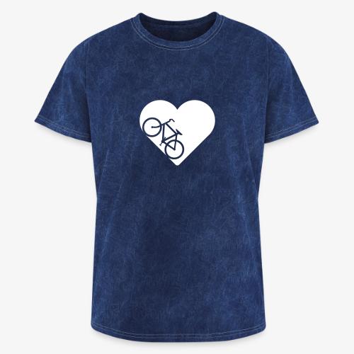 Bike in heart - Washed Unisex T-Shirt