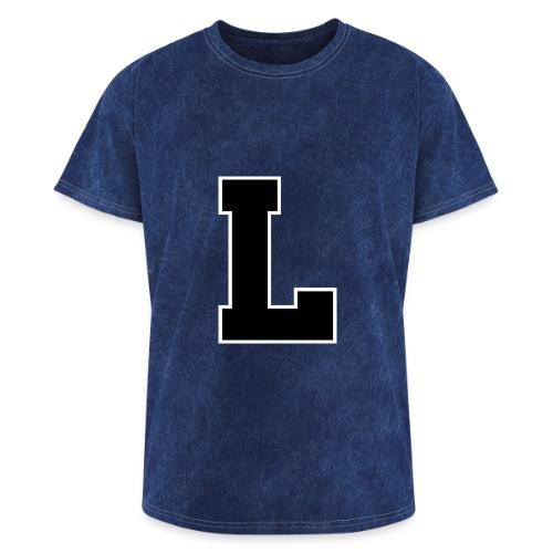 Varsity Letter L Athletic Monogram - Washed Unisex T-Shirt