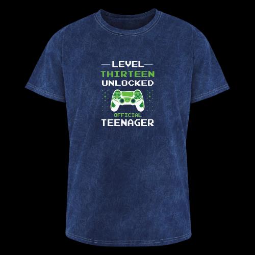 Level Thirteen Unlocked: Official Teenager - Washed Unisex T-Shirt