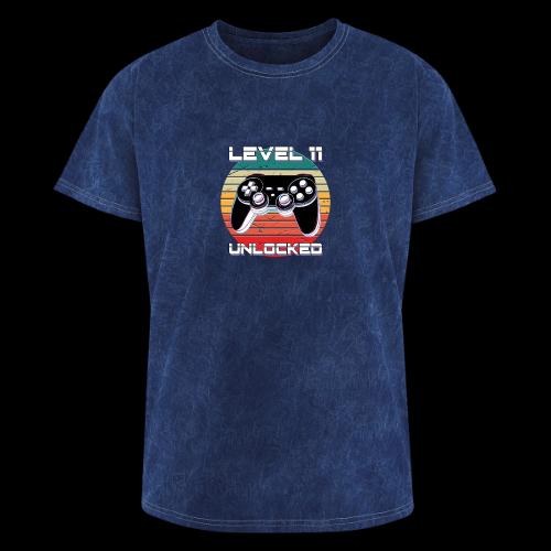 Level 11 Unlocked - Washed Unisex T-Shirt