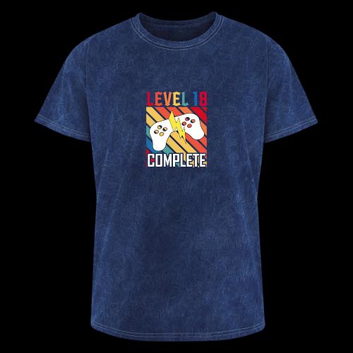 Level 18 Complete! - Washed Unisex T-Shirt