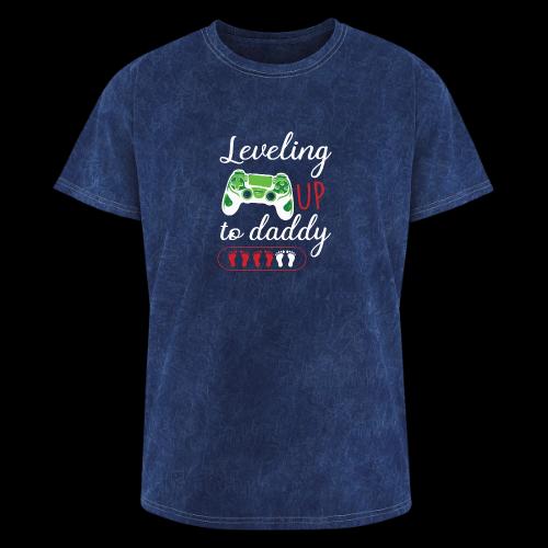 Leveling Up to Daddy Gamer - Washed Unisex T-Shirt