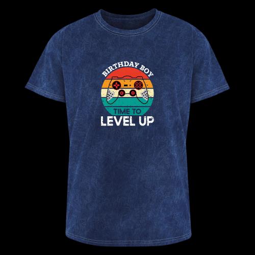 Birthday Boy: Time to Level Up! - Washed Unisex T-Shirt