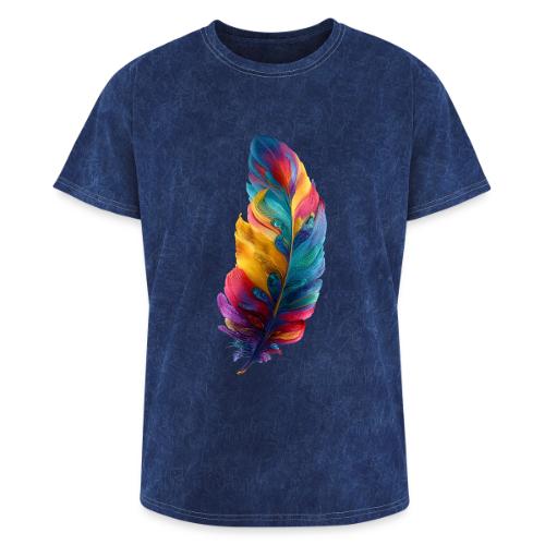 Spectrum Feather Flow - Washed Unisex T-Shirt