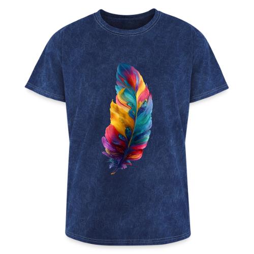 Spectrum Feather Flow - Washed Unisex T-Shirt