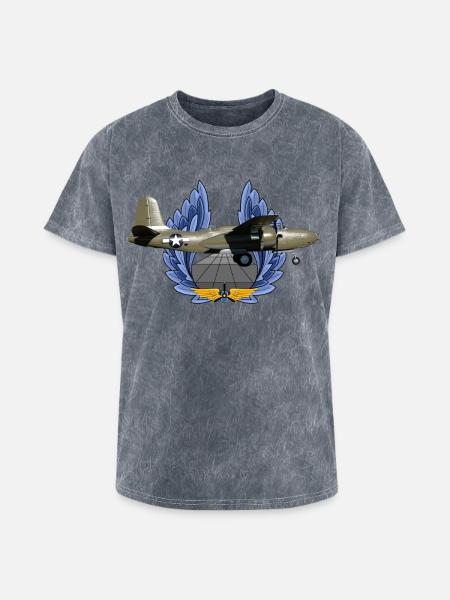A-20 Havoc - Washed Unisex T-Shirt - mineral grey