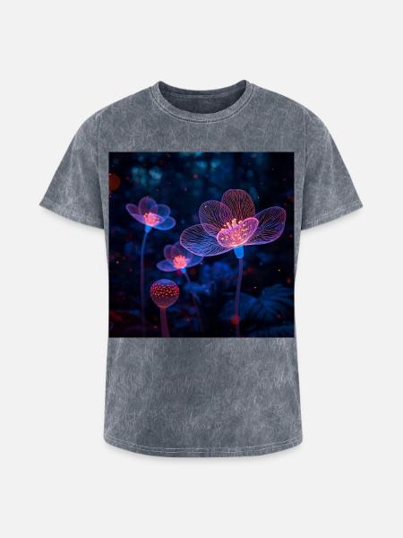 Lumen Lense - Washed Unisex T-Shirt - mineral grey