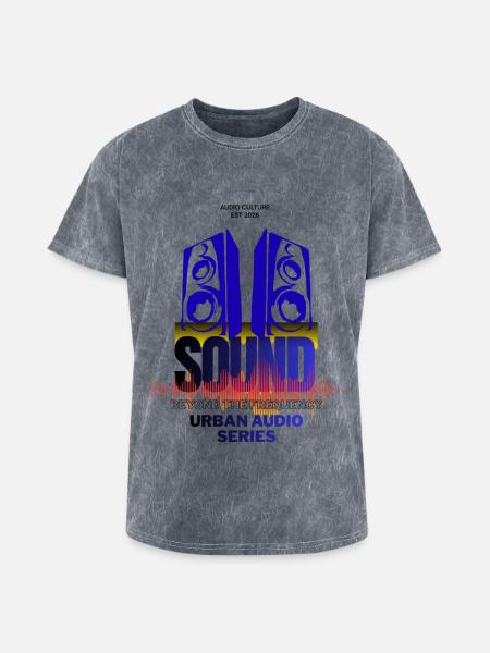 Urban Audio Speakers Emblem - Washed Unisex T-Shirt - mineral grey
