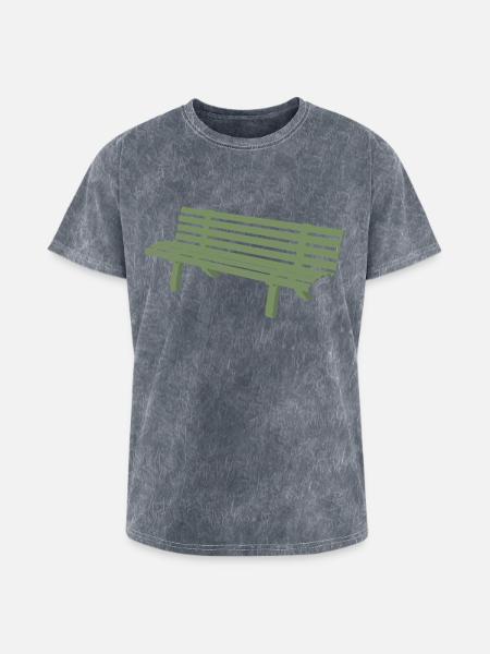 Bench - Washed Unisex T-Shirt - mineral grey