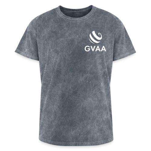 GVAA Merch Stacked White - Washed Unisex T-Shirt