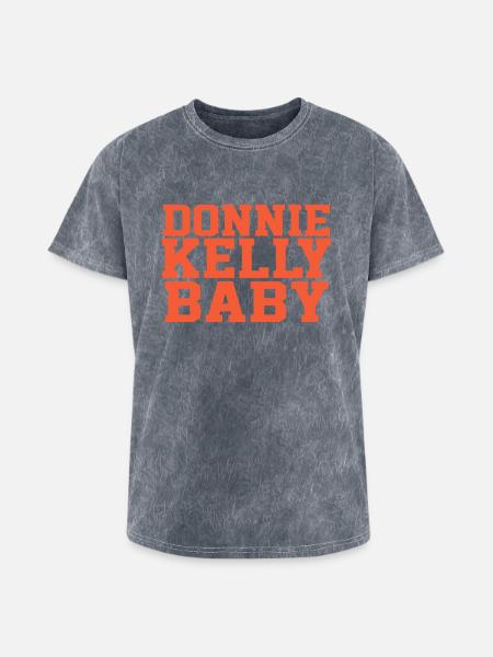 DONNIE KELLY BABY - Washed Unisex T-Shirt - mineral grey