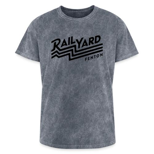 Black Railyard Logo - Washed Unisex T-Shirt