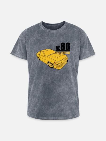 Toyota AE86 - Washed Unisex T-Shirt - mineral grey