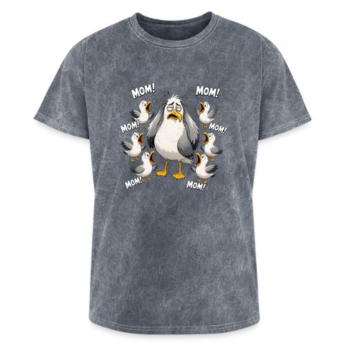 Seagull Mom Chaos - Washed Unisex T-Shirt