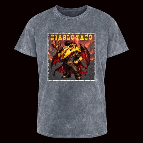 The Diablo Taco Spicy Demon Character - Washed Unisex T-Shirt