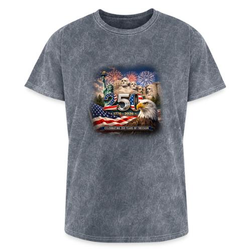 1776-2026 | Celebrating 250 Years of Freedom - Washed Unisex T-Shirt