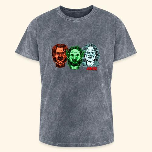 Three Ghouls - Washed Unisex T-Shirt