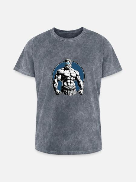 Hercule - Washed Unisex T-Shirt - mineral grey