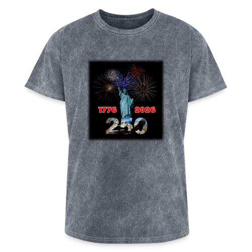 1776 - 2026 - 250 Years USA | Fireworks - Washed Unisex T-Shirt
