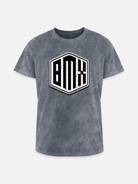 Bmx Apparel | Bmx Biker | Bmx - Washed Unisex T-Shirt - mineral grey