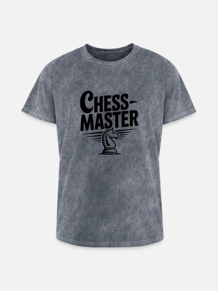 Chess Master Knight - Washed Unisex T-Shirt - mineral grey
