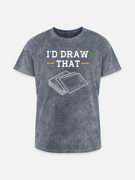 Card Player Trading Card Game - Washed Unisex T-Shirt - mineral grey