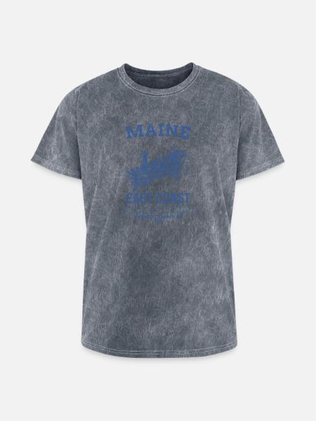east_coast_boothbay - Washed Unisex T-Shirt - mineral grey
