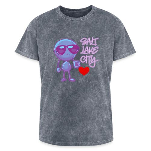 Smoon City 19 Salt Lake City - Washed Unisex T-Shirt