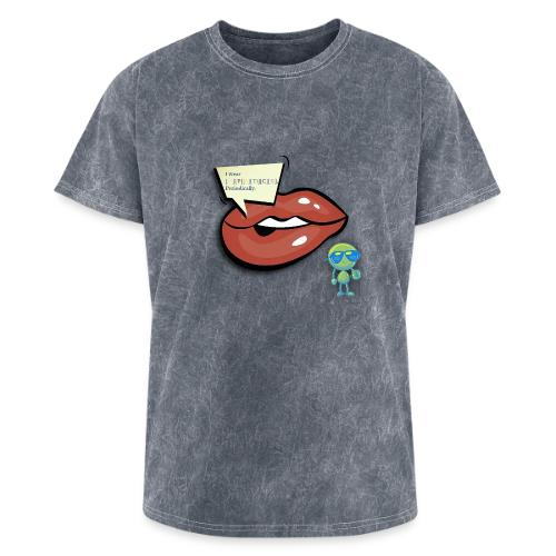 Smoon City_I wear lipstick - Washed Unisex T-Shirt