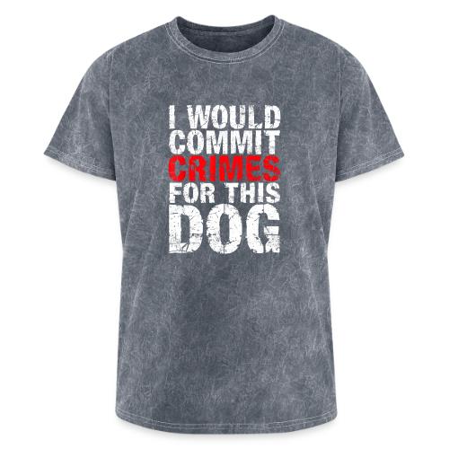 Id Commit Crimes for This Dog Funny Tee - Washed Unisex T-Shirt