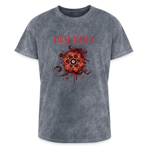 Flower Splash Reds - Washed Unisex T-Shirt