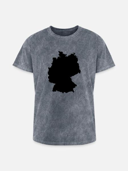 germany - Washed Unisex T-Shirt - mineral grey