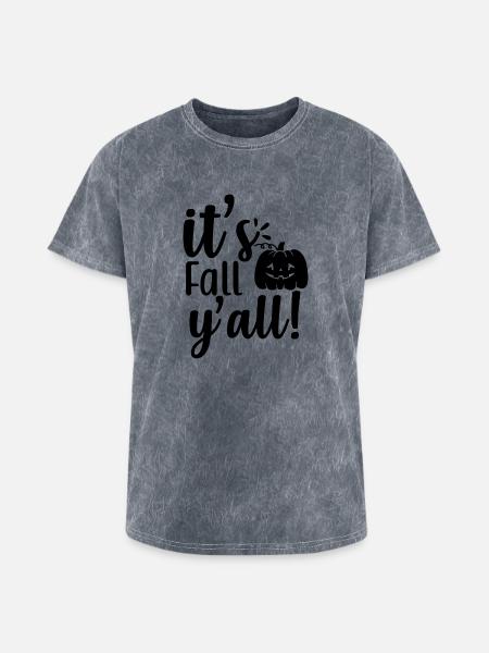 Its fall yall - Washed Unisex T-Shirt - mineral grey