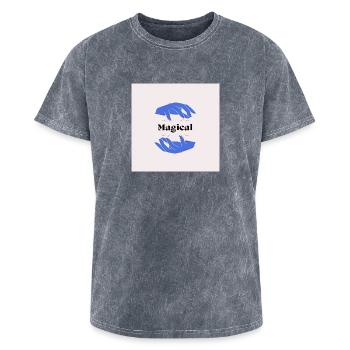 Hands of Magic - Washed Unisex T-Shirt - mineral grey - Front