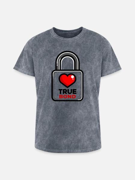 a-simple-flat-vector-padlock-with-clean-rounded - Washed Unisex T-Shirt - mineral grey
