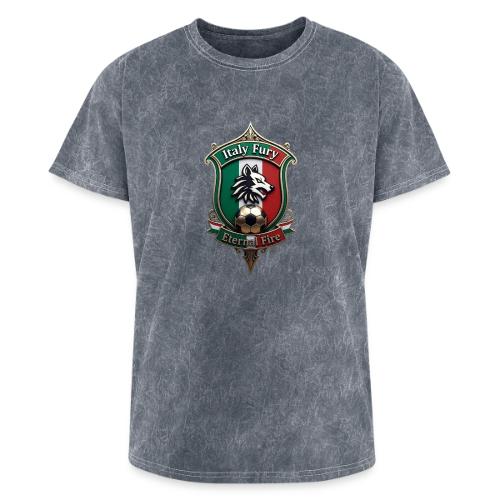Italy heritage Wolf Fury Tee, Pride Badge Gift - Washed Unisex T-Shirt