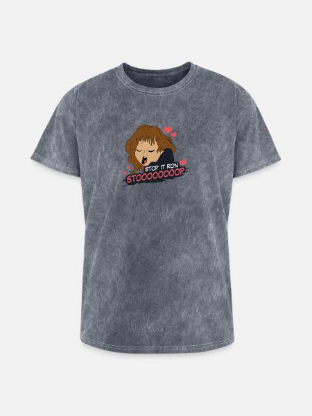 Stop It Ron - Washed Unisex T-Shirt - mineral grey