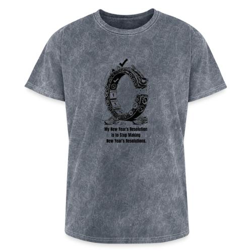 The Resolution Loop - Sarcastic New Year's T-Shirt - Washed Unisex T-Shirt