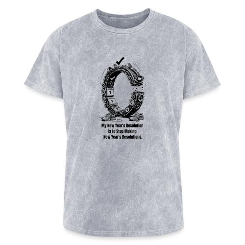The Resolution Loop - Sarcastic New Year's T-Shirt - Washed Unisex T-Shirt