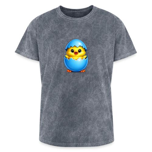 Easter Chick Blue - Washed Unisex T-Shirt