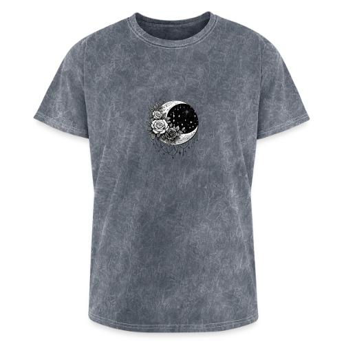 Crescent Moon Floral - Washed Unisex T-Shirt