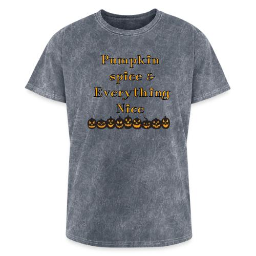 Pumpkin spice& everything nice - Washed Unisex T-Shirt