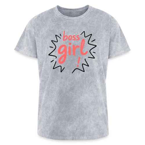 Boss Girl Bold Feminist Statement - Washed Unisex T-Shirt