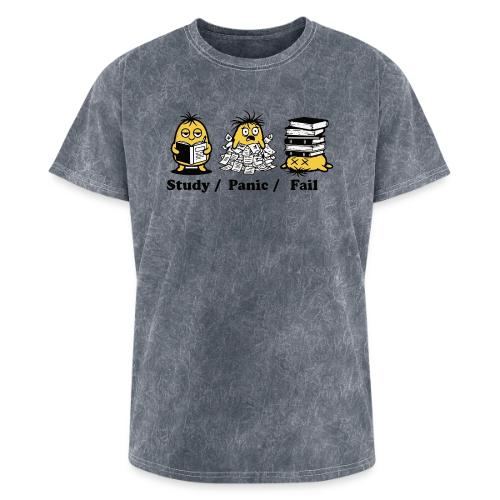 Funny Student Study Panic Fail Back To School - Washed Unisex T-Shirt