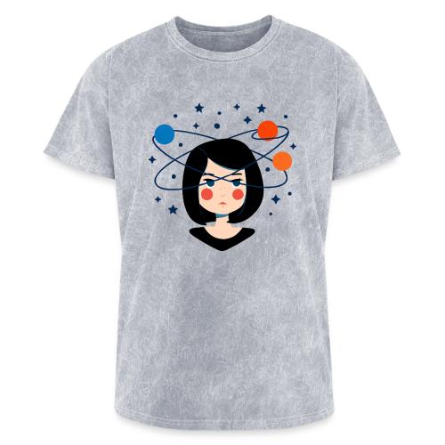 Spaced Out Girl – Mouse Pad - Washed Unisex T-Shirt