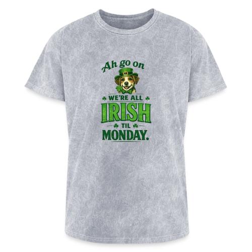 St. Patrick’s Day Dog T-Shirt – We’re All Irish - Washed Unisex T-Shirt