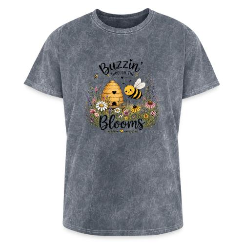 Buzzin' Through The Blooms - Washed Unisex T-Shirt