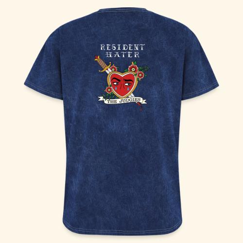 Resident Hater White Font - Washed Unisex T-Shirt