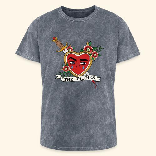 The Judgies Traditional Tattoo Motif - Washed Unisex T-Shirt