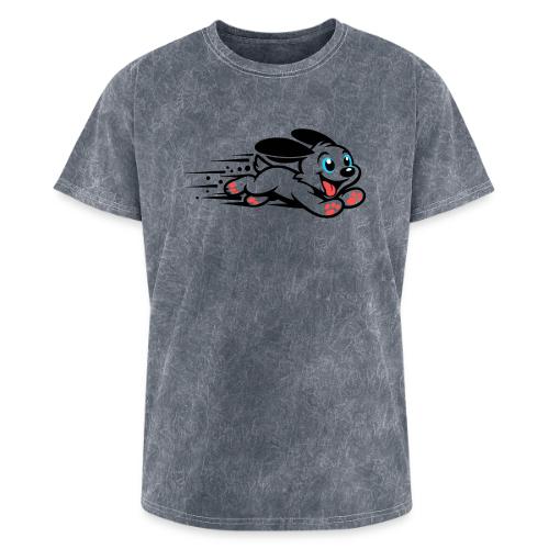 Speedy Pup Sprint on the Run - Washed Unisex T-Shirt